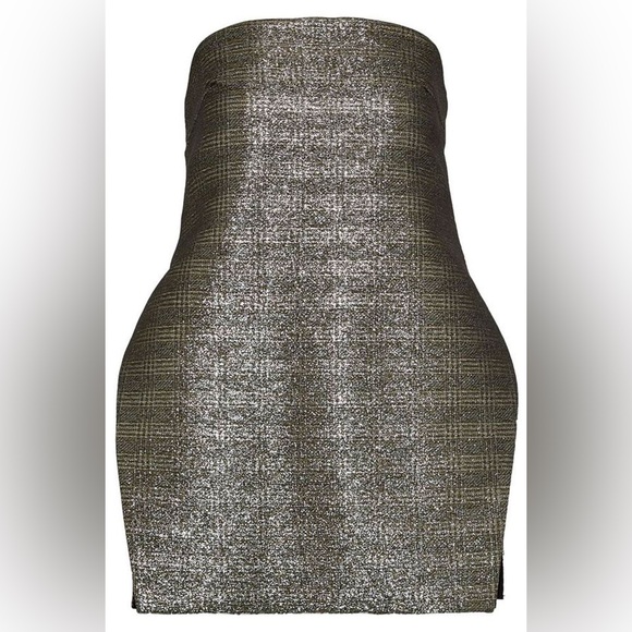 ELLERY STRAPLESS METALLIC TOP SIZE 2 MODERN CHIC EVENT PARTY ELEGANT COCKTAIL - Picture 10 of 10